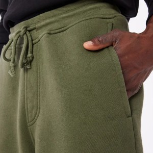 Custom Drawstring Waist Men Jogger Pants High Quality 100% Cotton Sweat Pants With Pocket