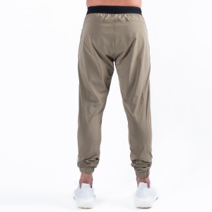 New Trendy 100% Polyester Custom Elastic Waist Men Track Jogger Pants With Elastic Bottom
