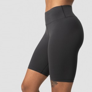 Custom Print Stretchable Workout High Waist V Shape Yoga Fitness Biker Shorts For Women