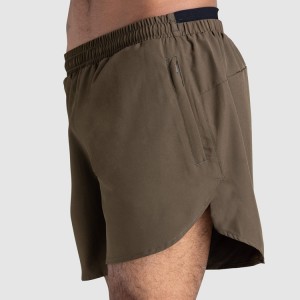 Wholesale Quick Dry 100% Polyester Elastic Waist Men Athletic Gym Shorts With Pocket