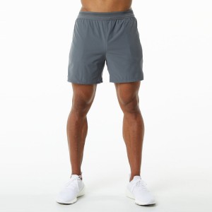 OEM Cool Dry Light Weight Polyester Elastic Waist Athletic Gym Sports Shorts For Men
