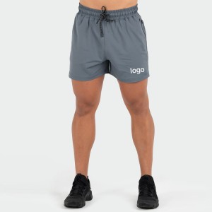 OEM Manufacturer Drawstring Waist Contrast Piping Custom Men Athletic Sports Shorts With Pocket