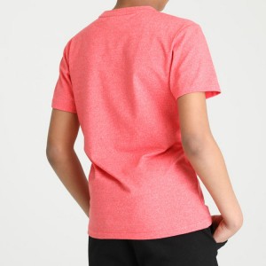 High Quality Lightweight Polyester Plain Short Sleeve Boys Gym T Shirts Custom Printing