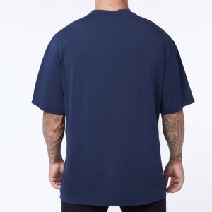Streetwear 100% Cotton Plain Crew Neck Blank T Shirt Custom Logo Printing For Men