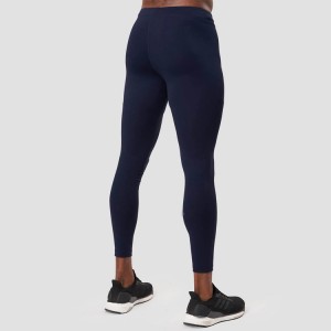 OEM High Quality Custom Logo Polyester Compression Pants Men Sportswear Gym Legging Tights