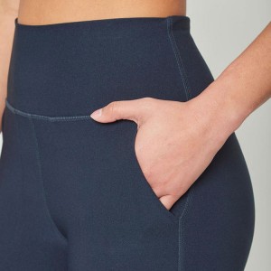 Factory Price Custom High Waist Fitness Tights Women Yoga Leggings With Pockets