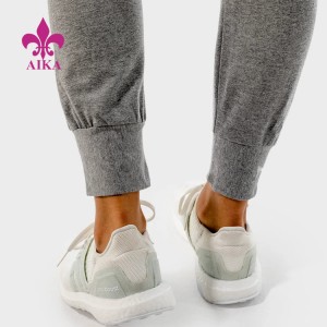 Top Quality Stretch Ladies Gym Zipper Pocket Sweat Pants Wholesale Slim Fit Joggers For Women