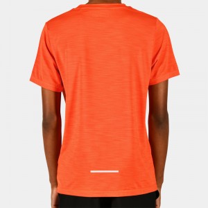 Boys Sports T Shirts Custom Reflective Logo Gym Shorts Sleeve