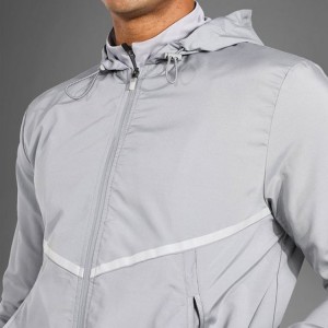 Factory Price 100% Nylon Windproof Zip Up Bomber Windbreaker Sports Jacket For Men