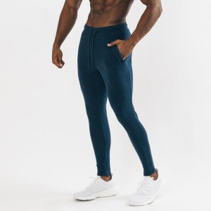 Wholesale French Terry Cotton Drawstring Waist Men Workout Slim Fit Jogger Sweat Pants
