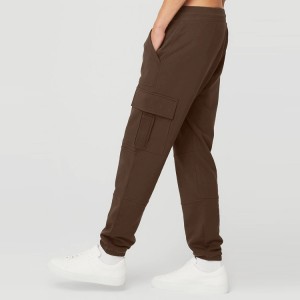 High Quality Cotton Polyester Elastic Waist Loose Fit Workout Men Cargo Pocket Joggers