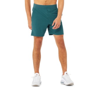 OEM Lightweight Elastic Waist Men Athletic Fitness Shorts Custom Logo With Side Slit