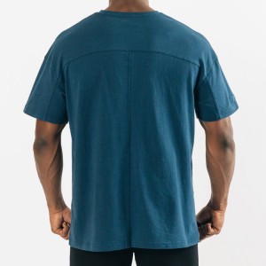 Soft Cotton High Quality Men Plain Gym Oversized T Shirts Custom Logo Printing