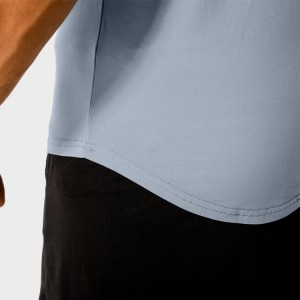 Wholesale Short Sleeve Mesh Panel Custom Printing Muscle Fit Sports Plain T Shirt For Men