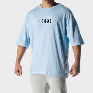 OEM High Quality Stree Wear 100% Cotton Oversized Plain Men T Shirts Custom Printing