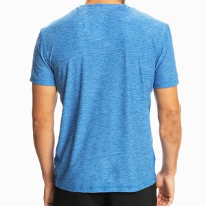 Gym T Shirts OEM 90%Polyester 10%Spandex Men Trail Sports T Shirt