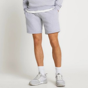 Custom Hot Sale Sportswear Men Workout Drawstring Waist Cotton Sweat Shorts With Pocket