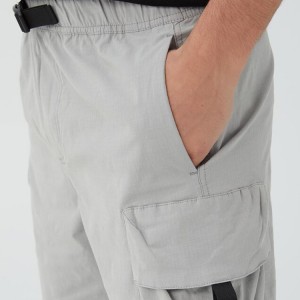 New Design Custom Printing Active Gym Nylon Urban Short For Men With Cargo Pocket