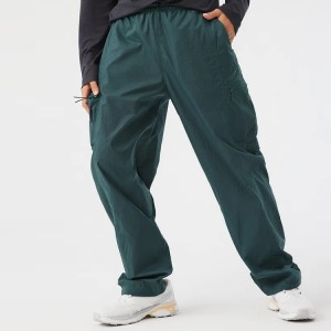 Custom Lightweight Polyester Drawstring Waist Windbreaker Jogger Sports Pants For Men