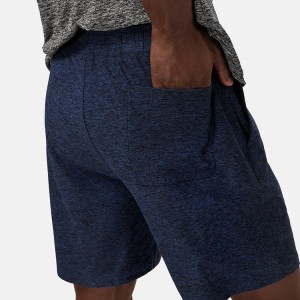 High Quality Polyester Elastic Wiast Men Gym Sports Shorts With Open Pocket