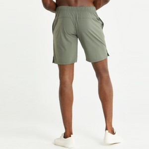 Wholesale Cool Dry Custom Fitness Drawstring Waist Men Gym Sports Nylon Shorts