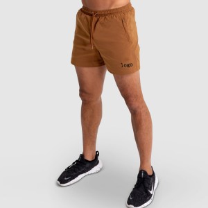 Four Way Stretch Quick Dry Polyester Elastic Waist Sports Athletic Shorts For Men