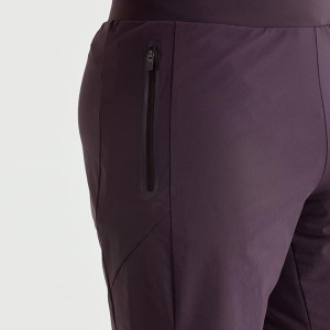 High Quality Custom logo Quick Dry Polyester 4 Way Stretch Men Gym Shorts With Zipper Pocket