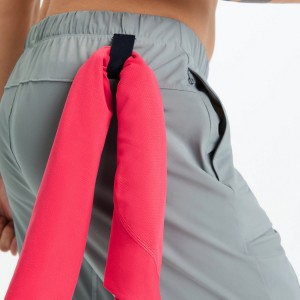 Light Weight Polyester Back Hanging Towel Custom Men Gym Workout Jogger Pants