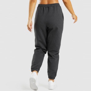 Wholesale Heavy Weight Fleece Cotton Elastic Waist Workout Sweatpants For Women
