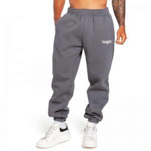 Oversize Joggers 100% Cotton Workout Men Sweatpants With Pockets
