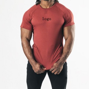 Fitness Gym Custom Workout Sports Running Men Slim Fit T Shirts Custom Printing