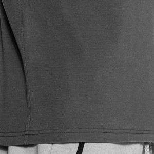 Wholesale Custom Raglan Sleeve High Neck 100% Cotton Workout Blank T Shirts For Men