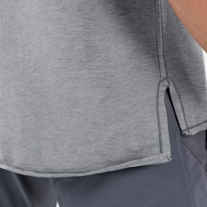 Factory Price Custom Raw Hem Raglan Sleeve Plain Cotton Gym T Shirt For Men