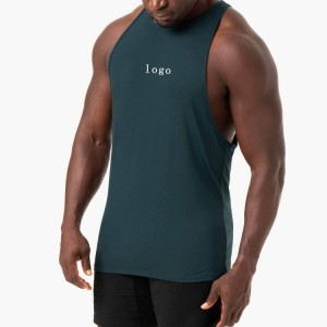 OEM Lightweight Muscle Singlets Custom Plain Mens Racer Back Gym Tank Tops