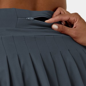 Wholesale Price Custom Stretch Lining Shorts Back Pocket Women Pleated Tennis Skirts