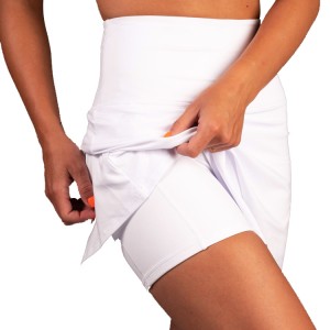Custom High Quality Polyester Women Golf Skort 2 IN 1 Plain Tennis Skirts