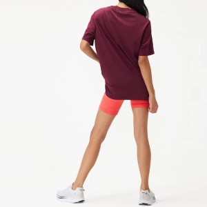 Private Label Workout Wear Blank OEM High Quality100% Cotton Oversize Plain T-Shirts For Women