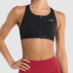 Wholesale High Quality Yoga Bra Top Fitness Front Zipper Big Breast Workout  Gym Wear Support High Impact Plus Size Sport Bra - China Sports Bras and Bra  price
