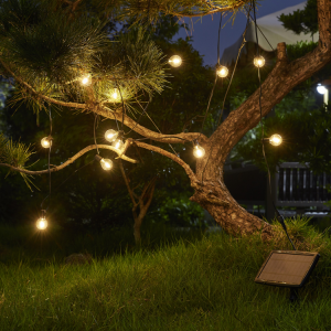 G50, G40, A60 Solar Powered Garden Lights Strip Light for Holiday Using