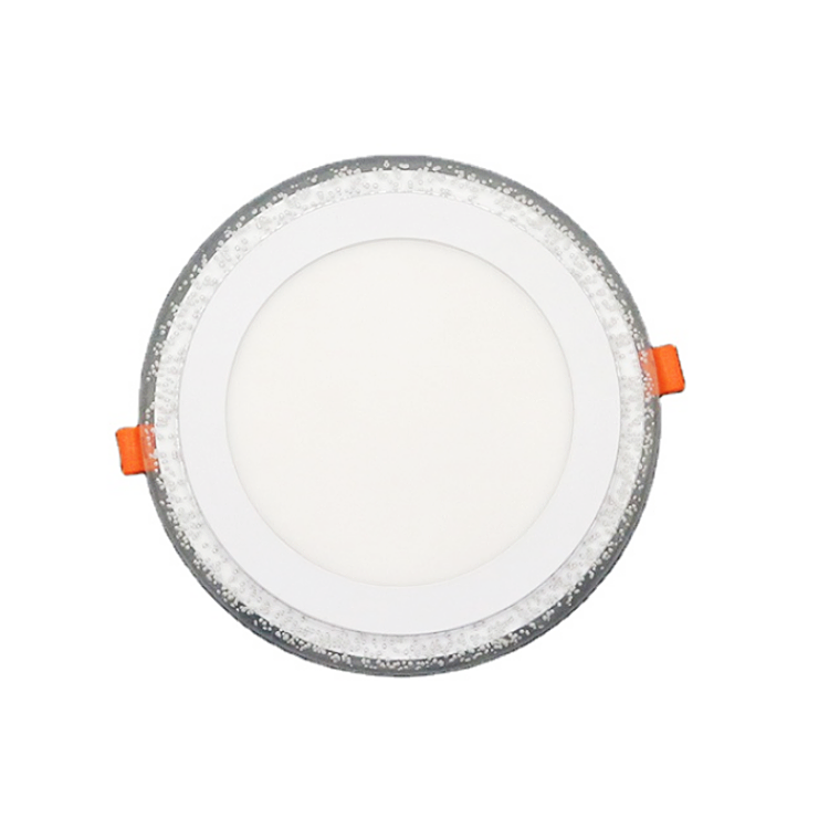 LED Recessed Down Light with Special design face Two colors ceiling Panel light for hotel Featured Image