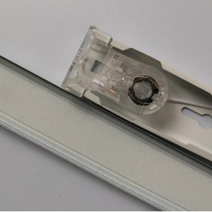 قاب لوله کریستال T8 نگهدارنده نور لوله 1200mm یا 1500mm بدنه سفید