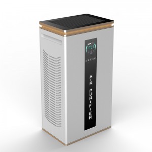 Употреба на прочистувач на воздух со двојни HEPA Purifications во сала за состаноци во домашна канцеларија