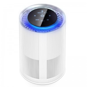 Air Purifier with UV Lamp PM2.5 Sensor Air Quality Color Shows