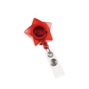 Star Retractable ID Card Reel with PVC Strip