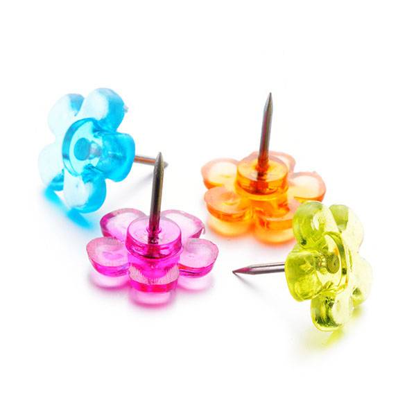 Leading Manufacturer for Manufacturer Clips - Flower Shape Push Pins – Aiven