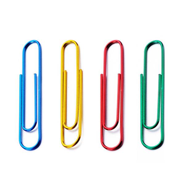 Hot sale Stationery - Metallic Color Paper Clips – Aiven