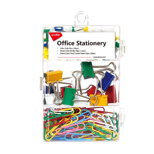 Super Purchasing for Office Binder Clips Vendor - PS Box Set in Plastic Box-3 – Aiven