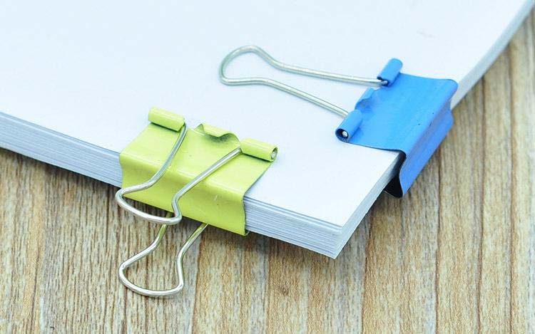 General use of binder clips