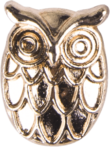 Owl Shape Zinc Alloy Push Pins