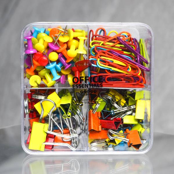 Good quality Printed Binder Clips Manufacturing - 100% Original Factory Colorful Assorted Sizes Metal Office Paper Clips – Aiven